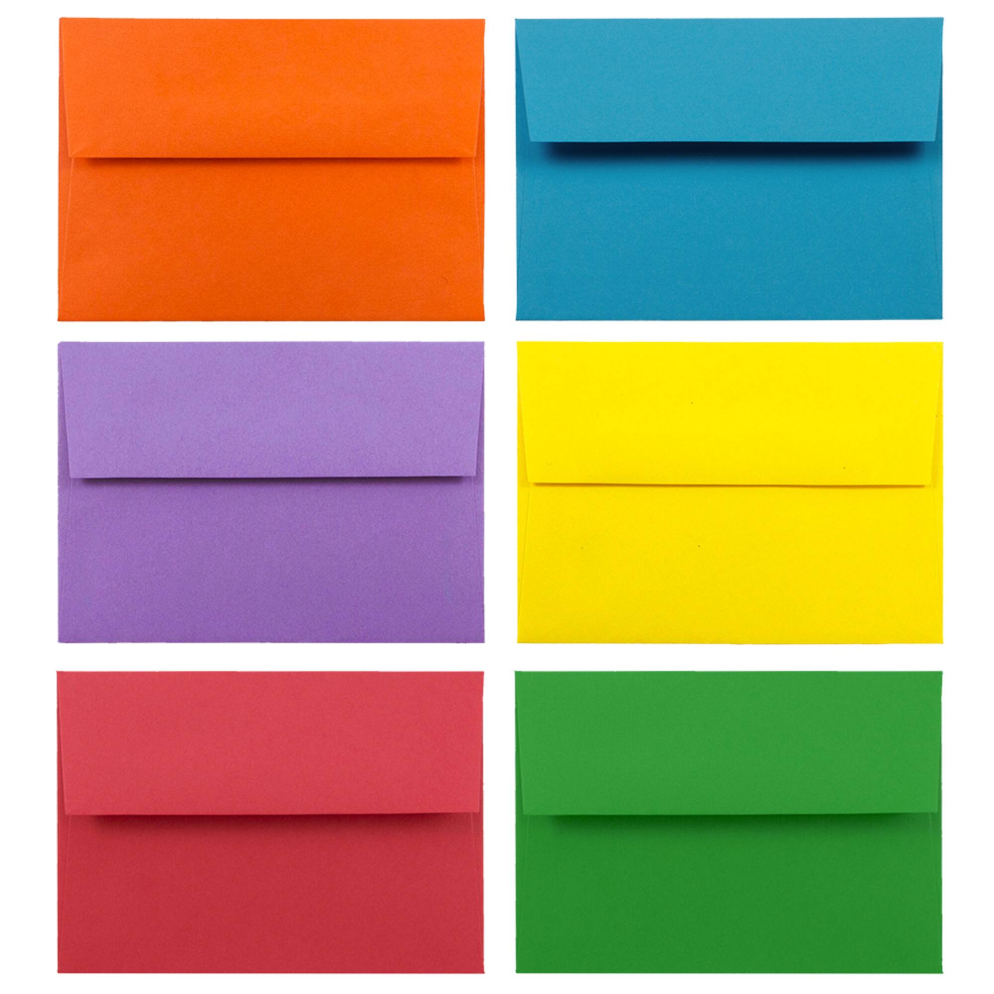JAM Paper 4Bar A1 Colored Invitation Envelopes, 150ct.